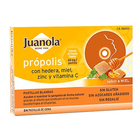 Juanola Própolis-Hedera 24 Pastillas