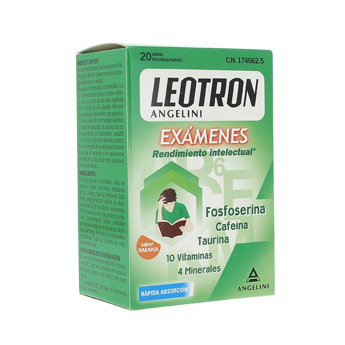 Leotron Exámenes 20 Sobres Bucodispersables