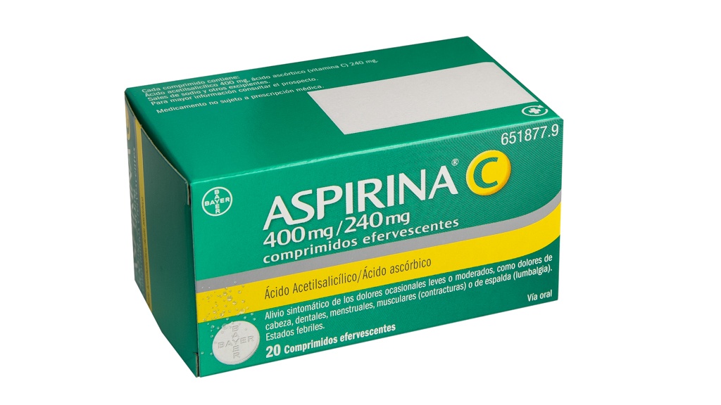 Aspirina C efervescente 20 comprimidos