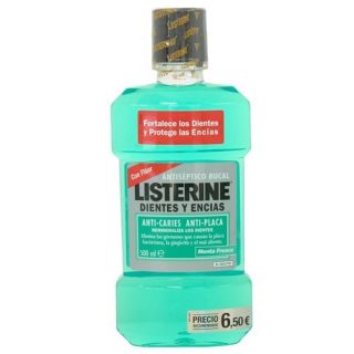 Listerine Dientes Y Encías Menta 500 Ml