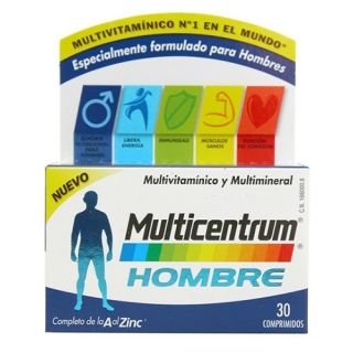 Multicentrum Hombre 30 Comprimidos