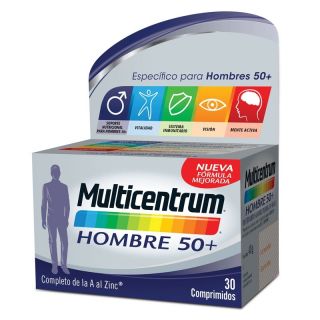 Multicentrum Hombre 50+ 30 Comprimidos