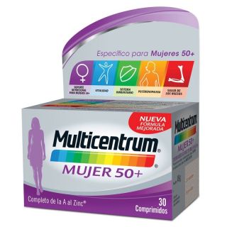 Multicentrum Mujer 50+ 30 Comprimidos