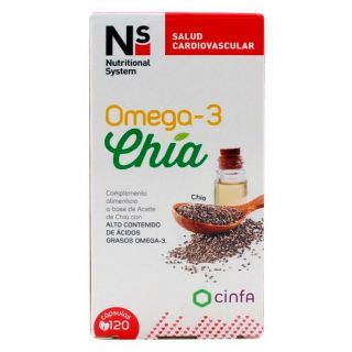 N+S Omega 3 Chia 120 Cápsulas