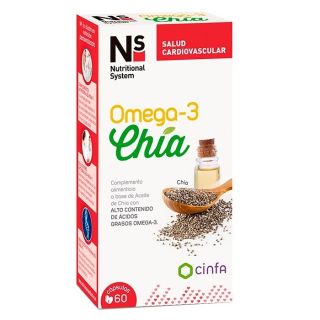 N+S Omega 3 Chia 60 Cápsulas