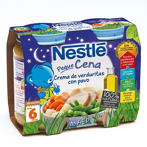 Nestlé Naturnes Cena Verdura Pavo 2 X 200 G