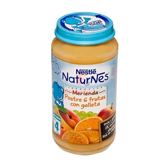 Nestlé Naturnes Merienda 6 Frutas Galletas 250 g