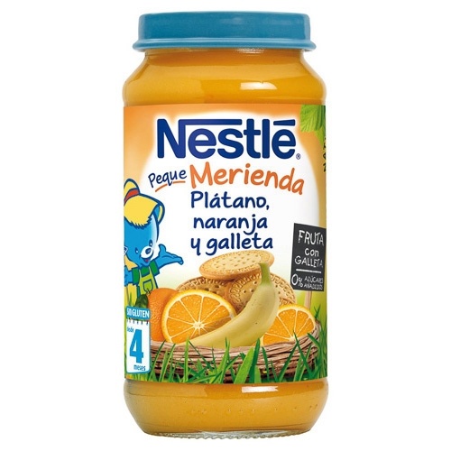 Nestlé Naturnes Plátano Naranja Galleta 250 G