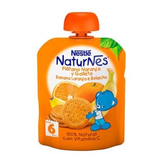 Nestlé Naturnes Plátano Naranja Galleta 90 G
