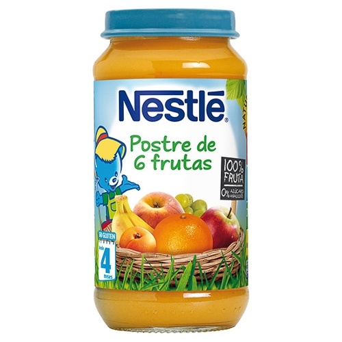 Nestlé Naturnes Postre 6 Frutas 250 G
