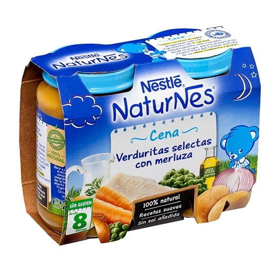 Nestlé Naturnes Verdura Merluza 2 X 200 G