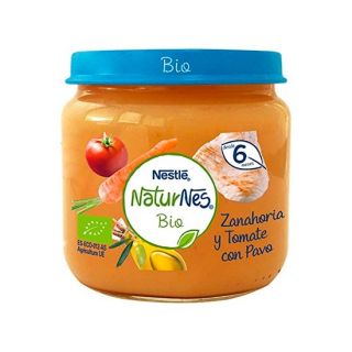Nestlé Naturnes Bio Zanahoria Tomate Pavo 200 g
