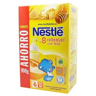 Nestlé Papilla 8 Cereales Miel Bifidus 900 G