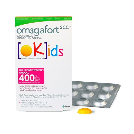 Omegafort Okids 30 Pastillas