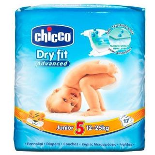 Pañal Dry Fit Junior Chicco 12-25 Kg
