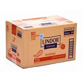 Pañal Lindor Anatómico Super Noche 80U