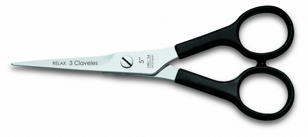 3 Claveles tijera scuola inox 15 cm