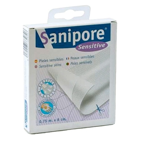 Sanipore Sensitive Tira Recortable 0,75 M x 8 Cm