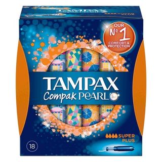 Tampones Tampax Compak Pearl Super Plus 18U