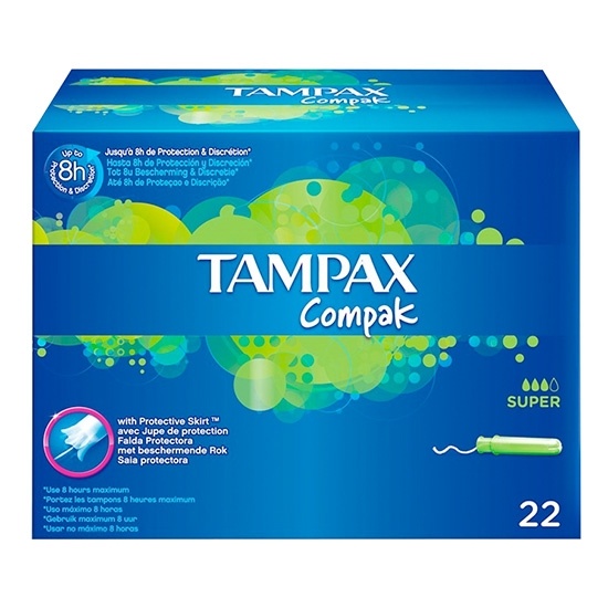Tampones Tampax Compak Super 22 U