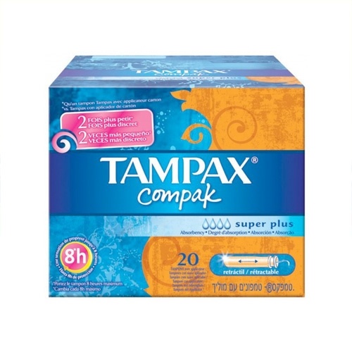 Tampones Tampax Super Plus Pequeño 20U