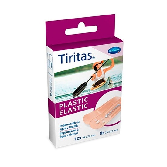 Tiritas Plastic Elastic 2 Tamaños 20 Unidades