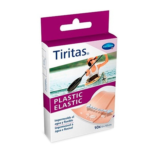 Tiritas Plastic Elastic 6X10 Cm 10 Unidades