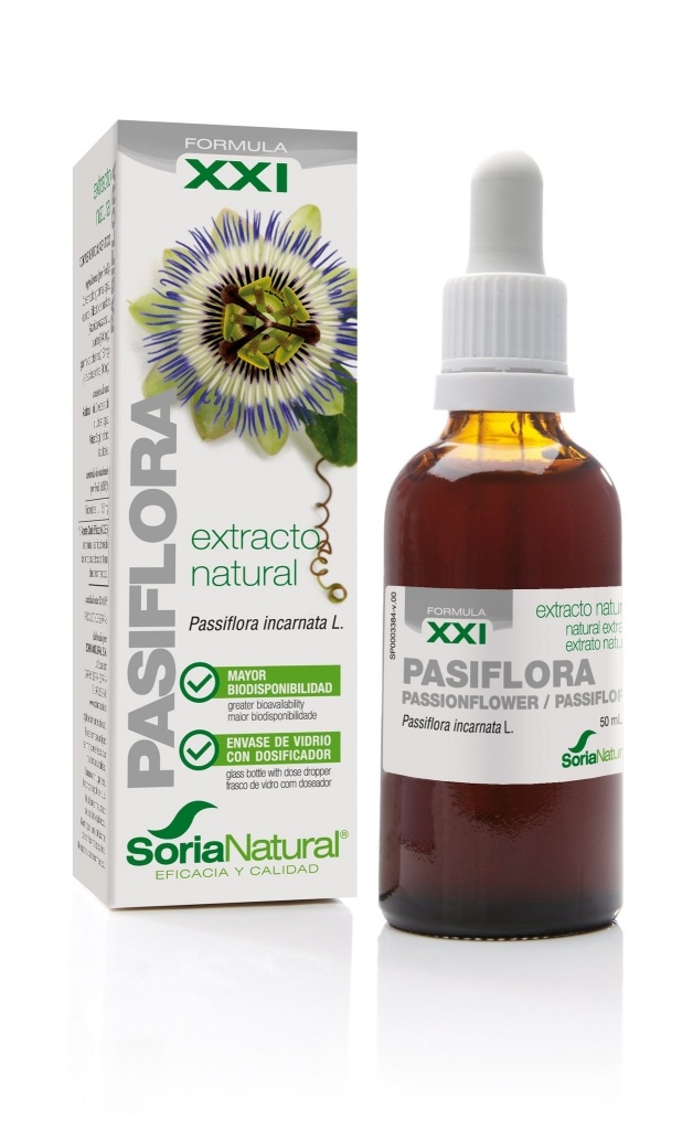 Soria Natural Extracto Natural de Pasiflora Fórmula XXI 50 ml