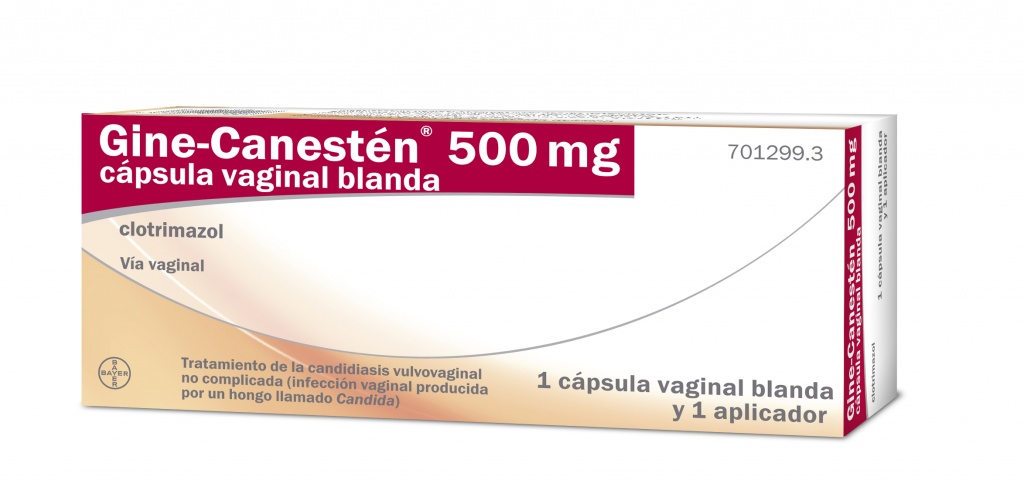 Gine-Canesten 500 mg 1 Cápsula vaginal