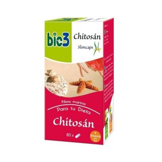 Bie 3 Chitosan Slimcaps 500 Mg 80 Cápsulas