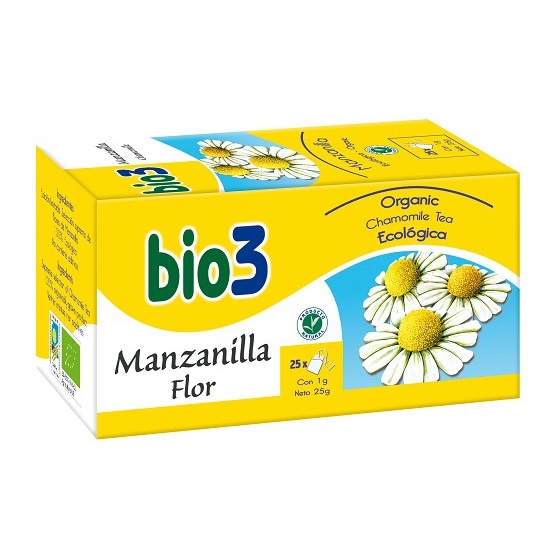Bie 3 Manzanilla Ecológica 25 Bolsitas