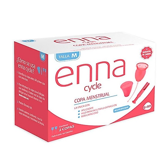 Enna Cycle Copa Menstrual T/M + Aplicador 2U