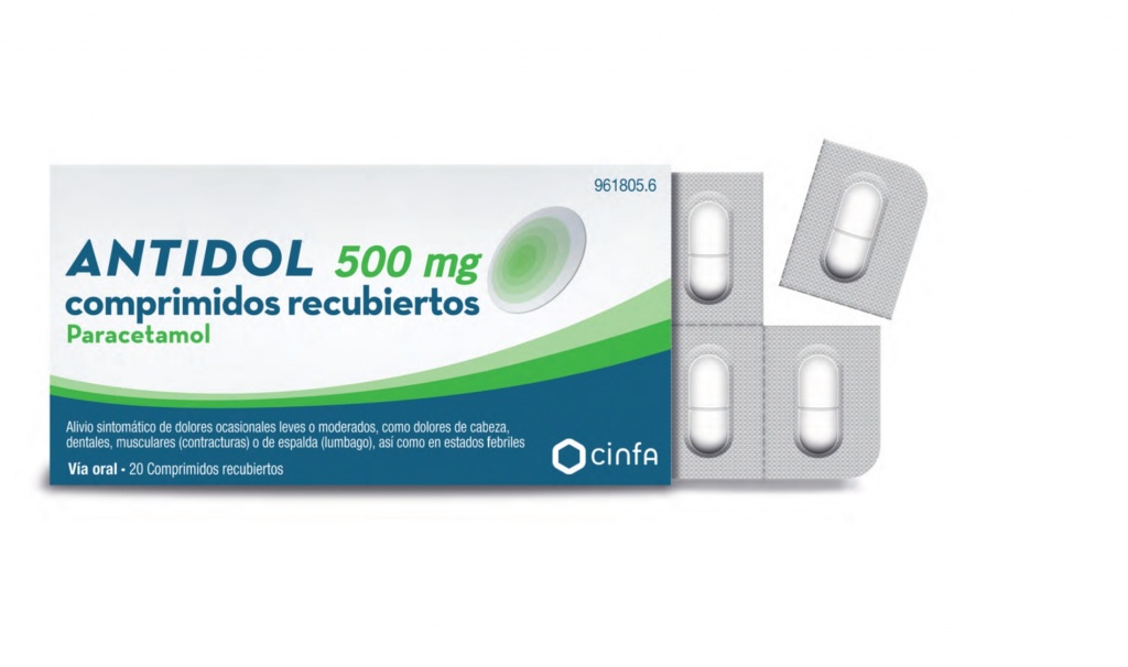 Antidol Paracetamol 20 comprimidos