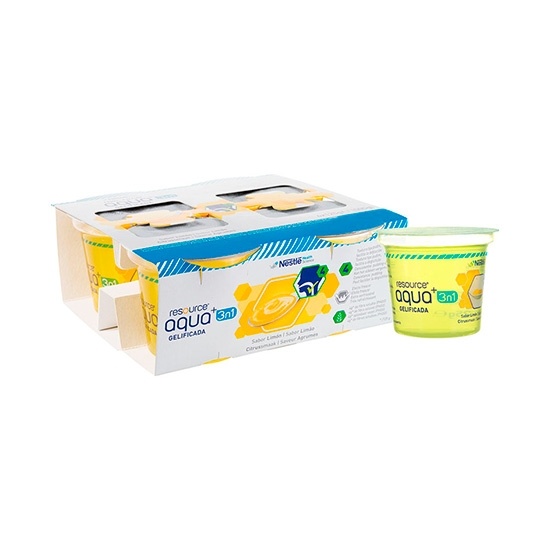Resource Aqua+ Gelificada 3N1 Limón 4X125g