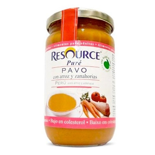Resource Puré Pavo Arroz Zanahorias 300G