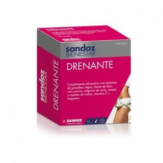 Sandoz Bienestar Drenante 15 Ampollas