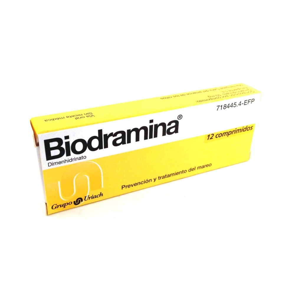 Biodramina 12 comprimidos