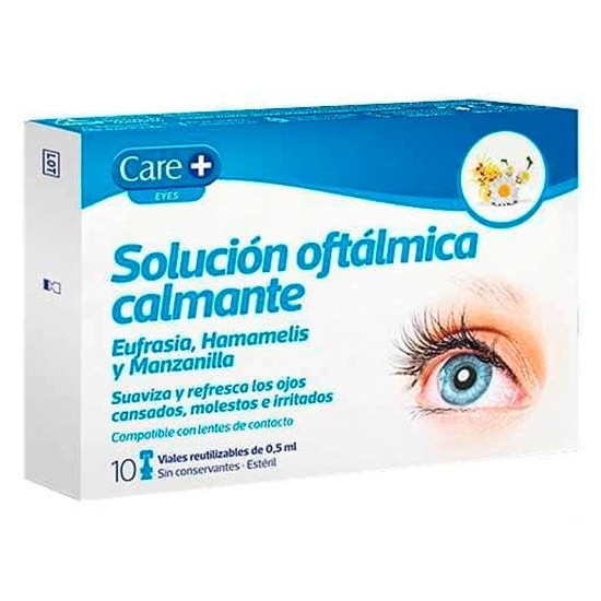 Care+ Solución Oftálmica Calmante 10X0,5 Ml