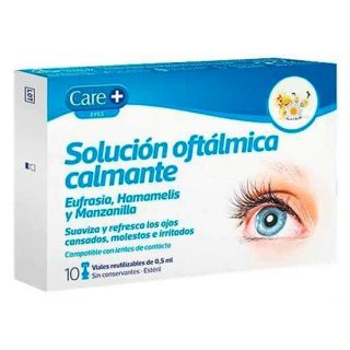 Care+ Solución Oftálmica Calmante 10X0,5 Ml