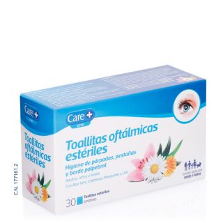 Care+ Toallitas Oftálmicas Estéril Stada 30U