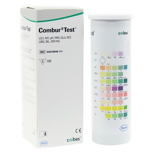 Combur 9 Test 100 Tiras Boheringer