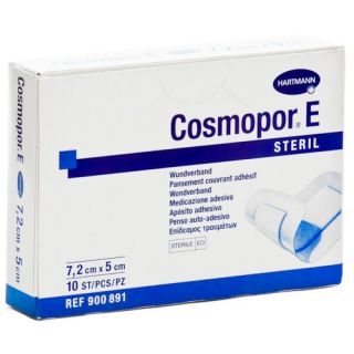 Cosmopor E Steril 7,2X5 Cm. 10 Apósitos