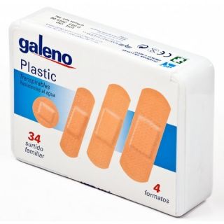 Galeno Tiras Adhesivas Plástico 34 Und Surtido
