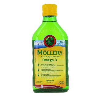 Moller´S Aceite Hígado Bacalao Sabor Limón 250 Ml