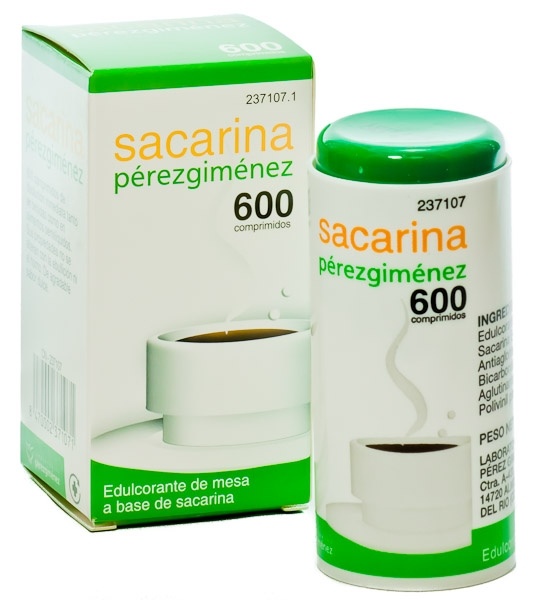 Sacarina Perez Gimenez 600 Comprimidos