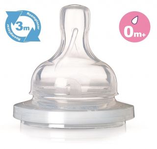 Philips Avent tetina clasic flujo recién nacido 2 unidades