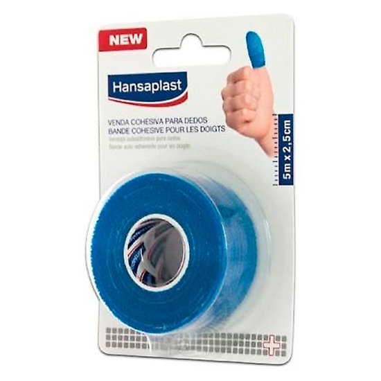 Hansaplast Venda Cohesiva Dedos 5X2,5 Azul