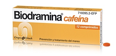 Biodramina con cafeína 12 comprimidos