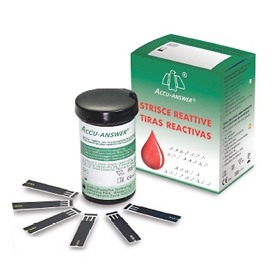 Accu-Answer Tiras Reactivas 50 Und