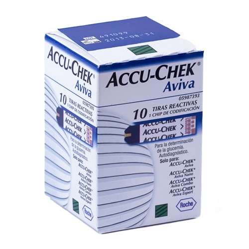 Accu-Chek Aviva 10 Tiras Roche